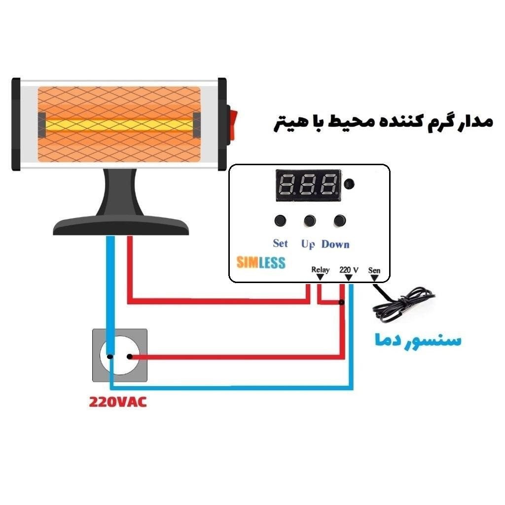 ترموستات دیجیتالی دما و قابل برنامه ریزی 2 ترموستات دیجیتالی دما و قابل برنامه ریزی - Image 2