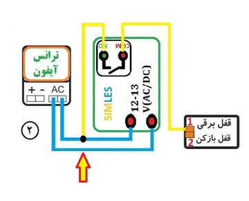 دربازکن ریموتی حیاط(سه ریموت) PN1470 15 طریقه نصب درب بازکن ریموتی