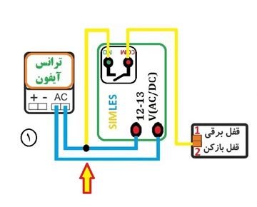 دربازکن ریموتی حیاط(سه ریموت) PN1470 14 ریموت درب بازکن