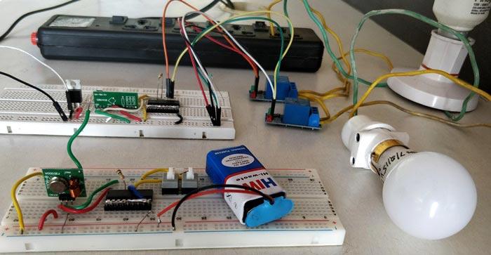RF based Home appliances controlling without microcontroller 1